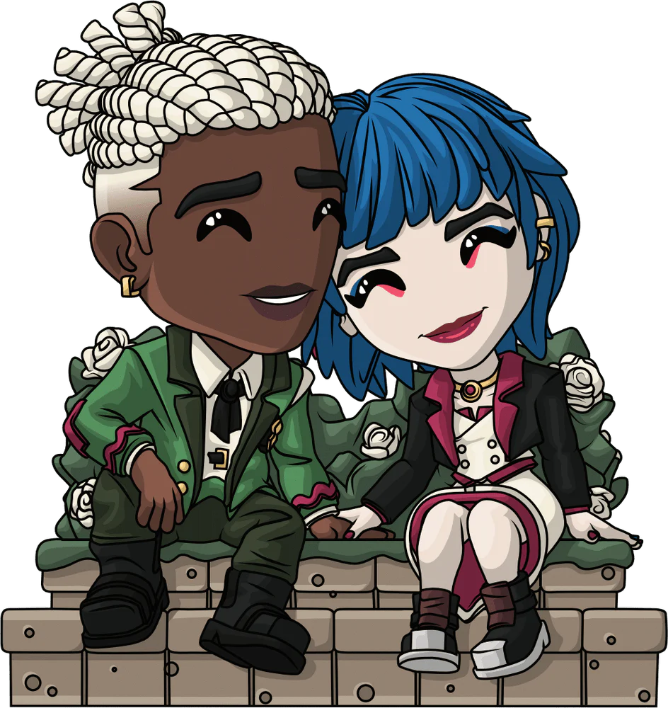 Arcane Youtooz Vinyl Figure Ekko and Powder