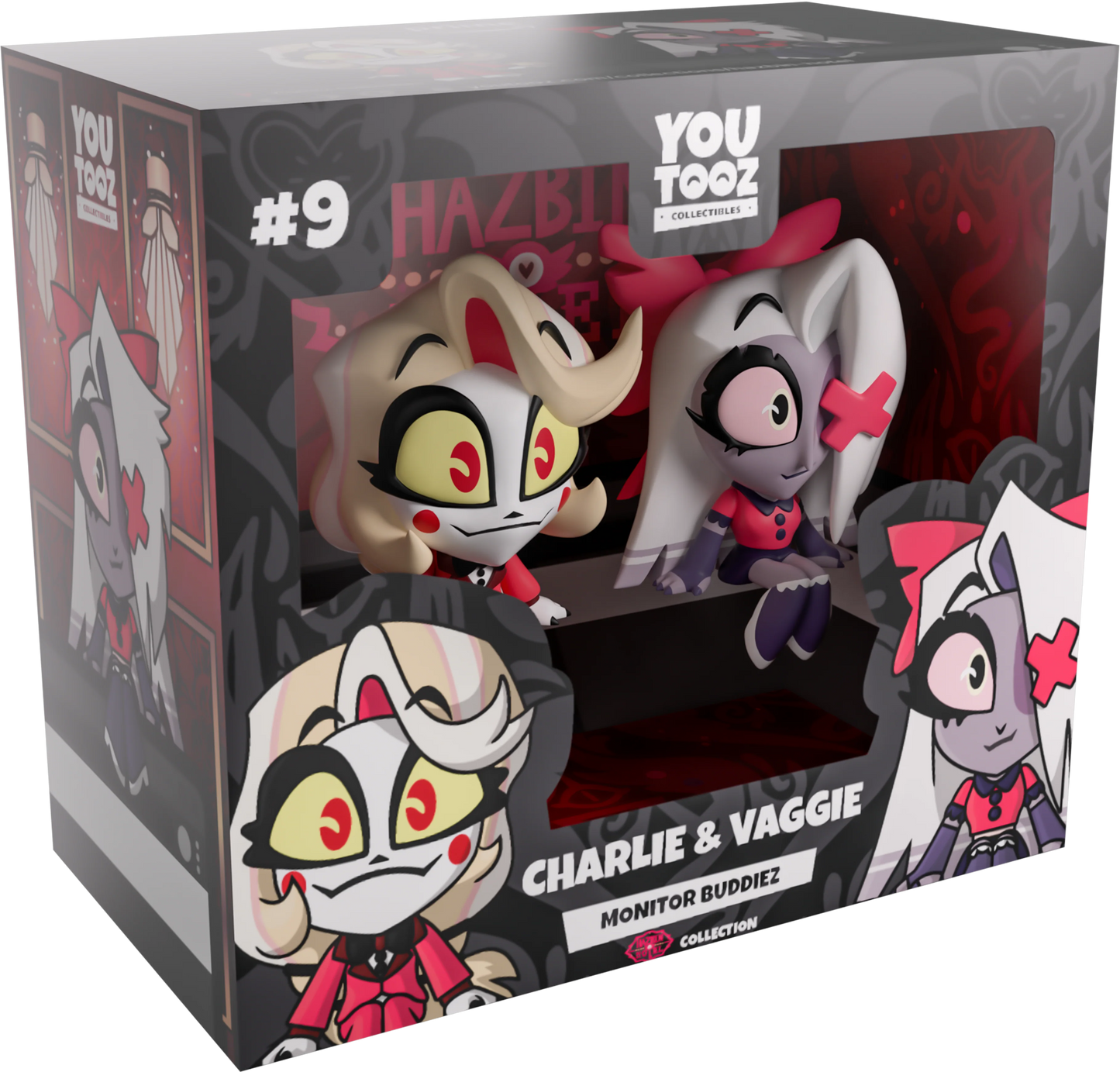 Hazbin Hotel Youtooz Monitor Buddiez Charlie & Vaggie