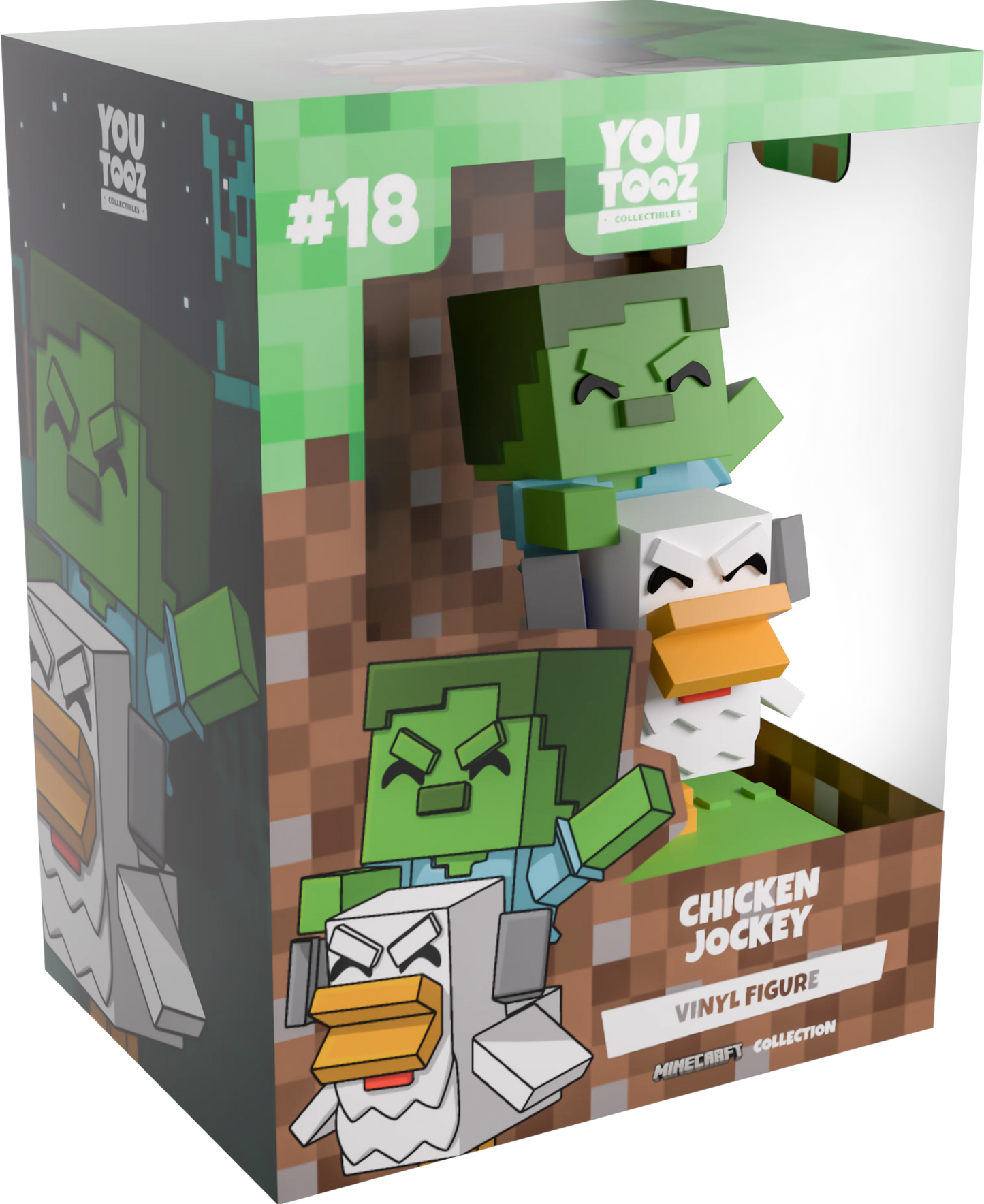 Minecraft Youtooz Vinyl Figure Chicken Jockey