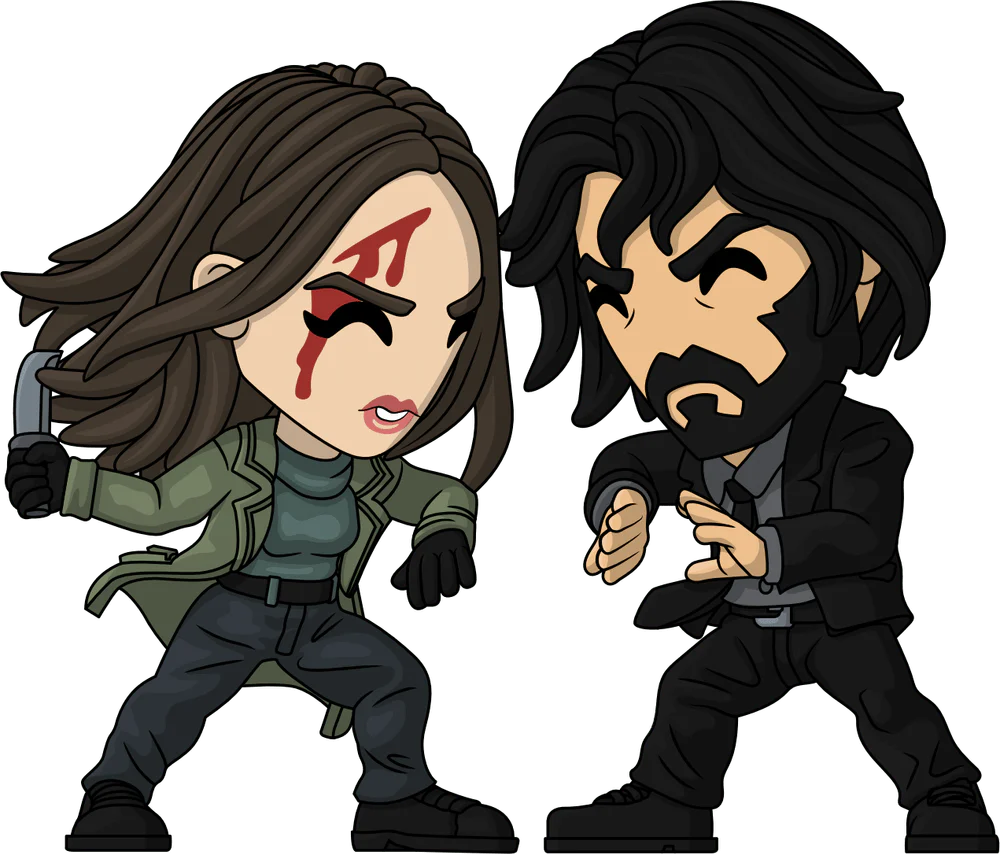 Ballerina Youtooz Vinyl Figure The Ballerina and John Wick
