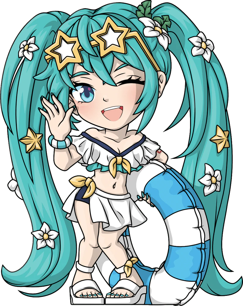 Hatsune Miku Youtooz Vinyl Figure Summer Style Hatsune Miku