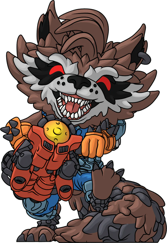 Marvel Rivals Youtooz Vinyl Figure Rocket Raccoon