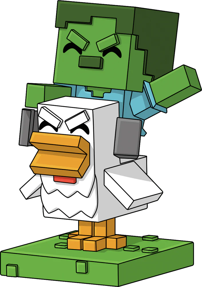 Minecraft Youtooz Vinyl Figure Chicken Jockey