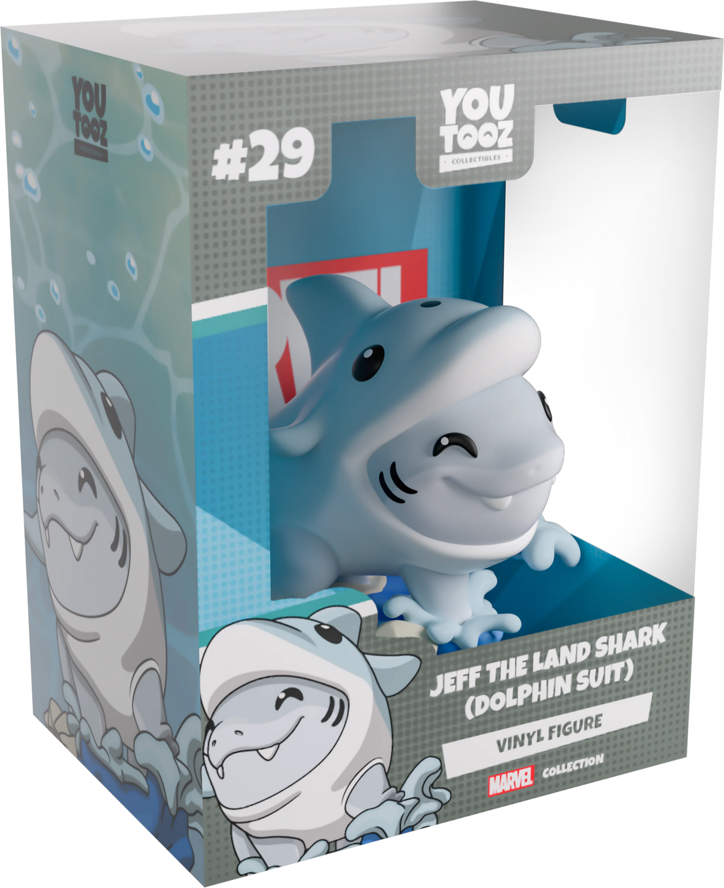 Marvel Companions Youtooz Vinyl Figure Jeff The Landshark (Dolphin Suit)