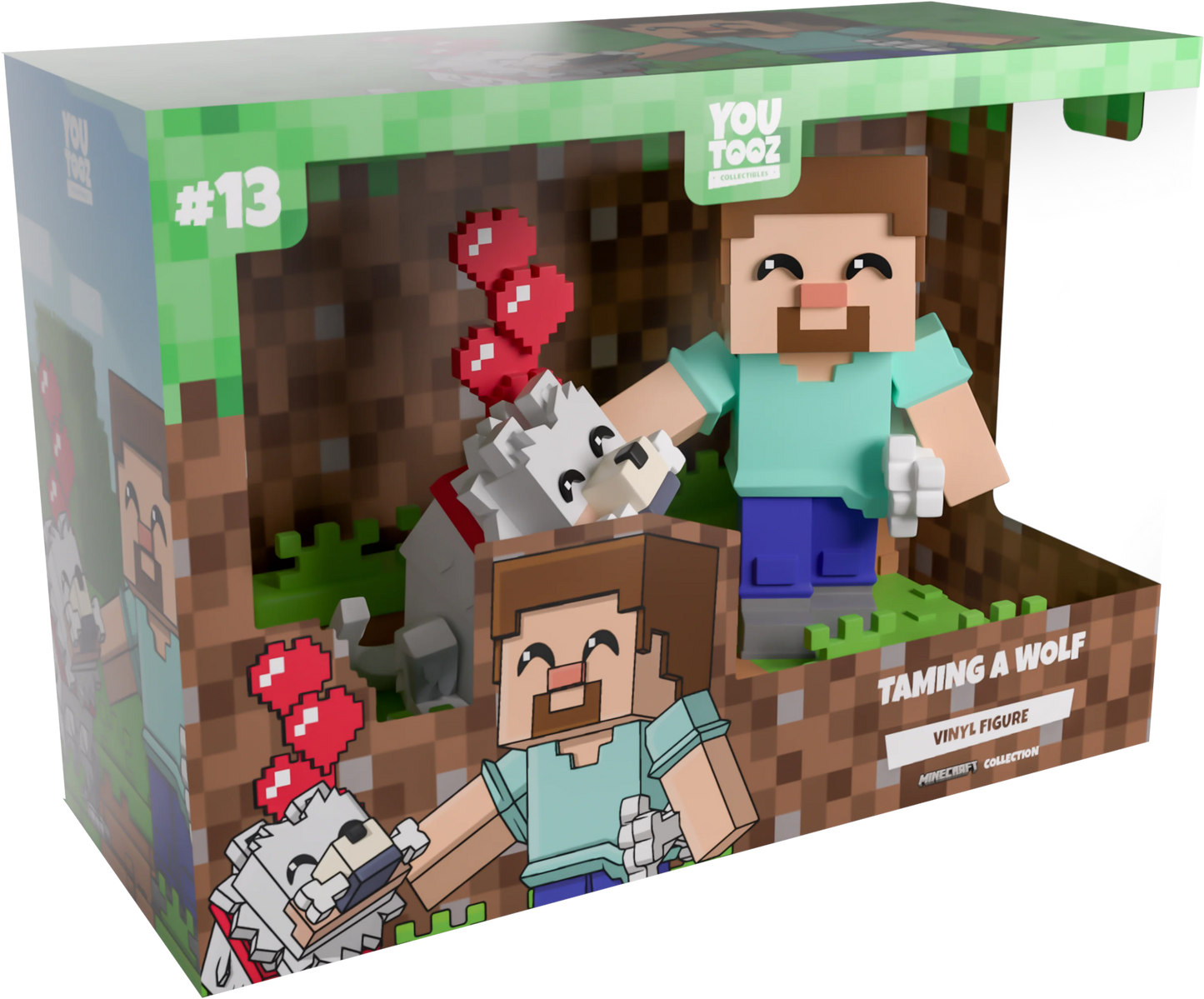 Minecraft Youtooz Vinyl Figure Taming a Wolf