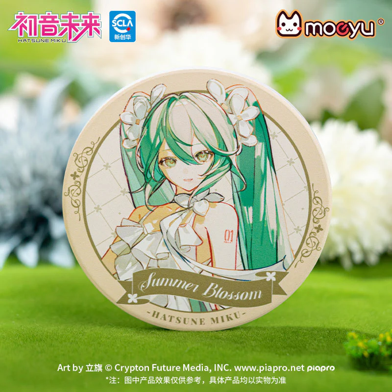 Moeyu - Hatsune Miku Summer Flowers Series Ceramic Coasters