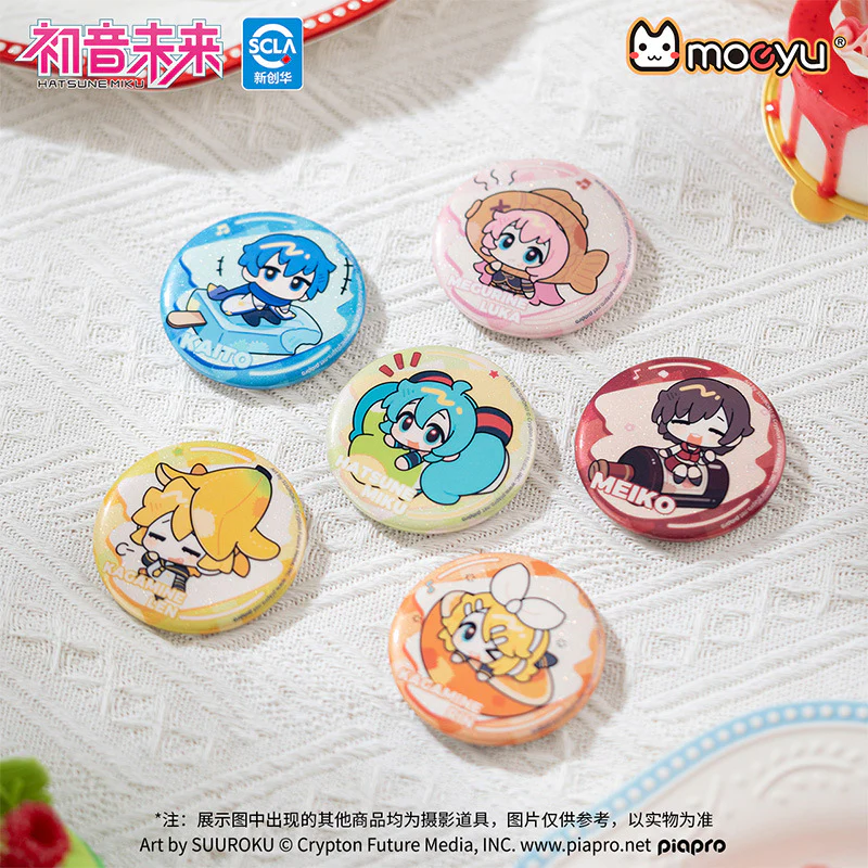 Moeyu - Hatsune Miku AMU Series Metal Tinplate Pin Badge (Blind Box)