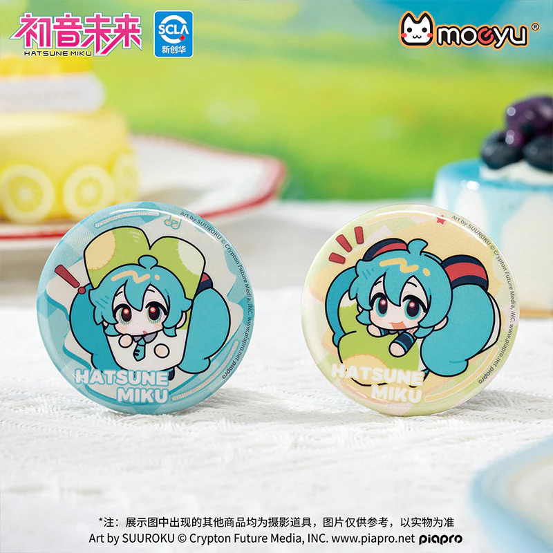 Moeyu - Hatsune Miku AMU Series Metal Tinplate Pin Badge (Blind Box)