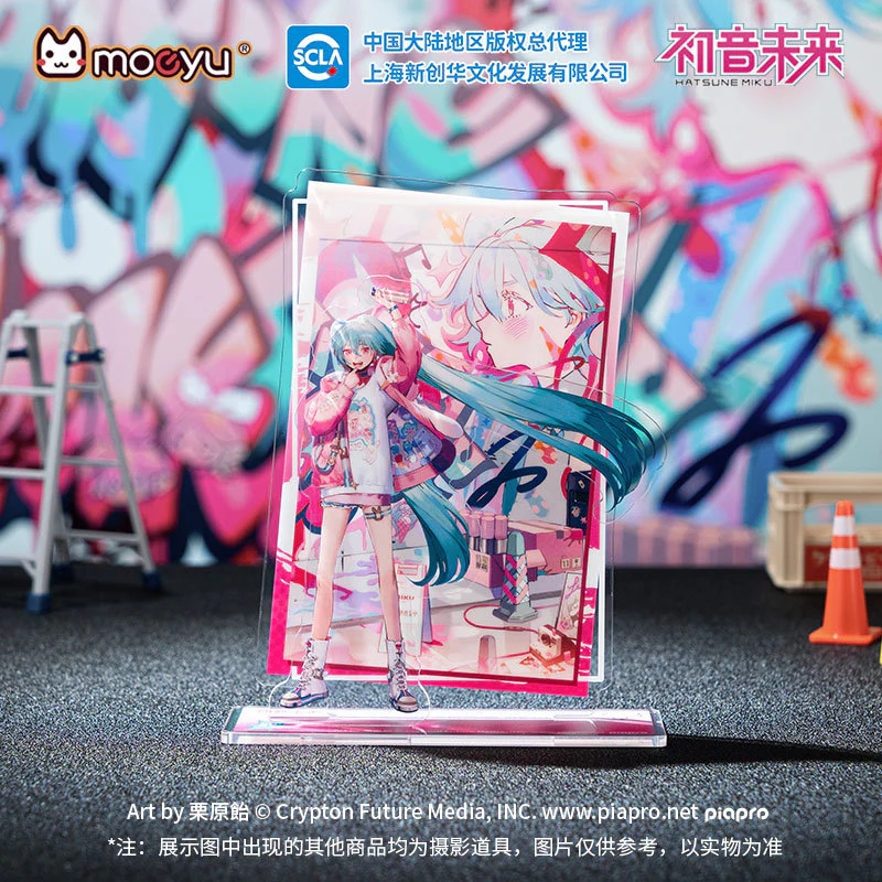 Moeyu - Hatsune Miku Radio Invasion Series Acrylic Block