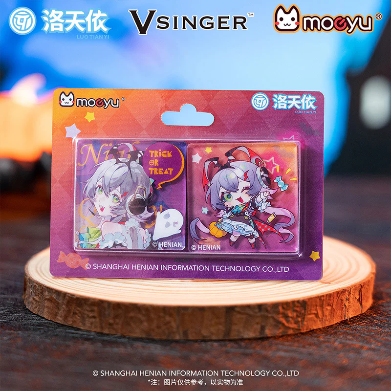 Moeyu - Vsinger Luo Tianyi Funny Night Series Fridge Magnet