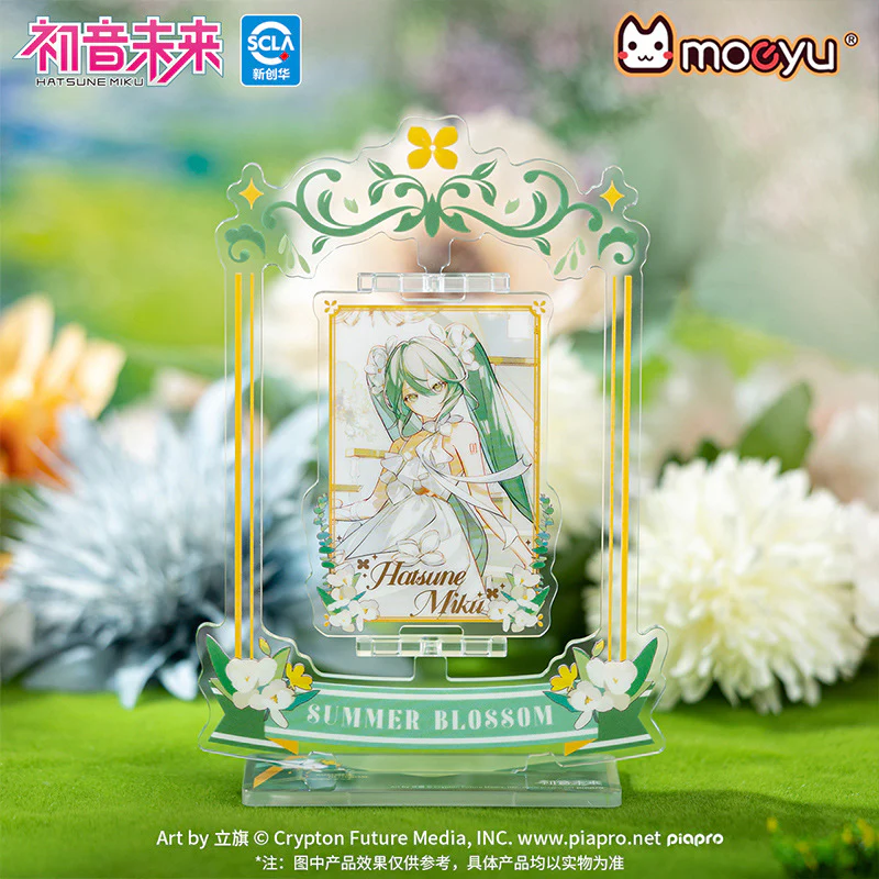 Moeyu - Hatsune Miku Summer Flowers Series Quicksand Rotating Acrylic Stand