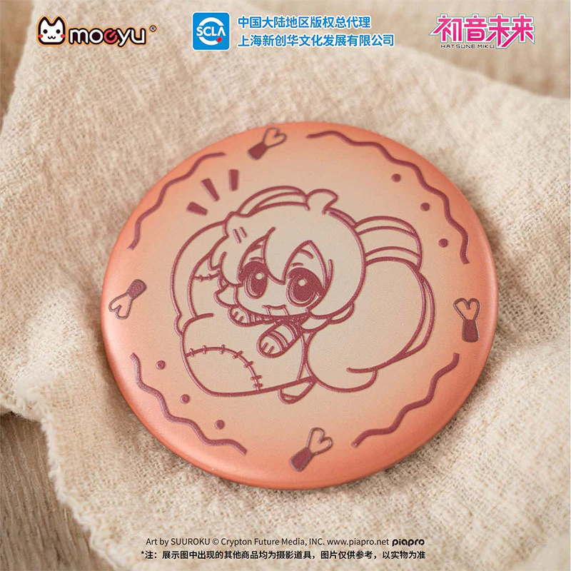 Moeyu - Hatsune Miku AMU Series Embossed Biscuit Pin Badge (Blind Box)