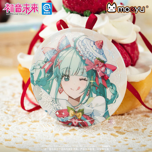 Moeyu - Hatsune Miku Sweet Intertwined Series Tinplate Badge Playful Style