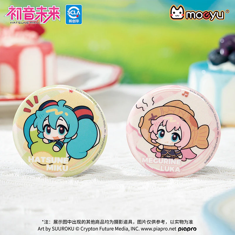 Moeyu - Hatsune Miku AMU Series Metal Tinplate Pin Badge (Blind Box)