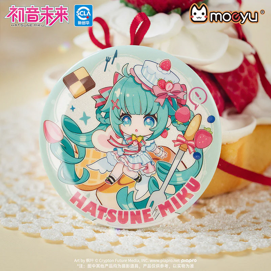 Moeyu - Hatsune Miku Sweet Intertwined Series Tinplate Badge Q Version