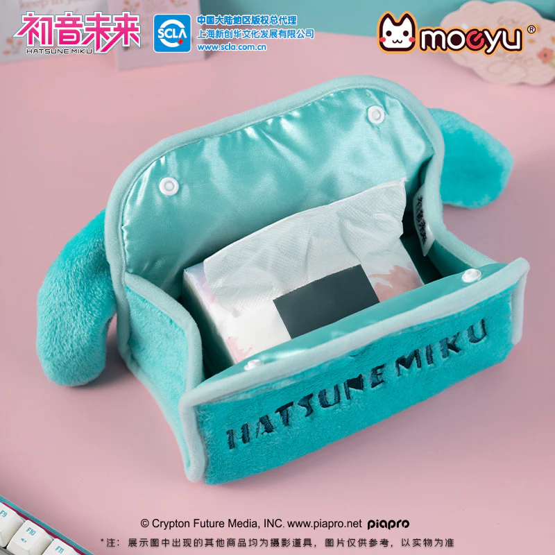 Moeyu - Hatsune Miku Squinting Eyes Series Plush Tissue Paper Box