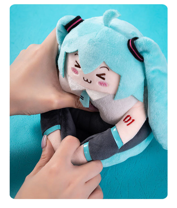 Moeyu - Hatsune Miku Squinty Eyes Series Plush Phone Holder