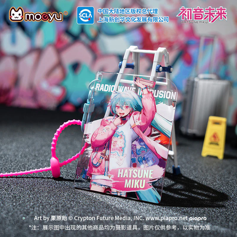 Moeyu - Hatsune Miku Radio Invasion Series Acrylic Pendant