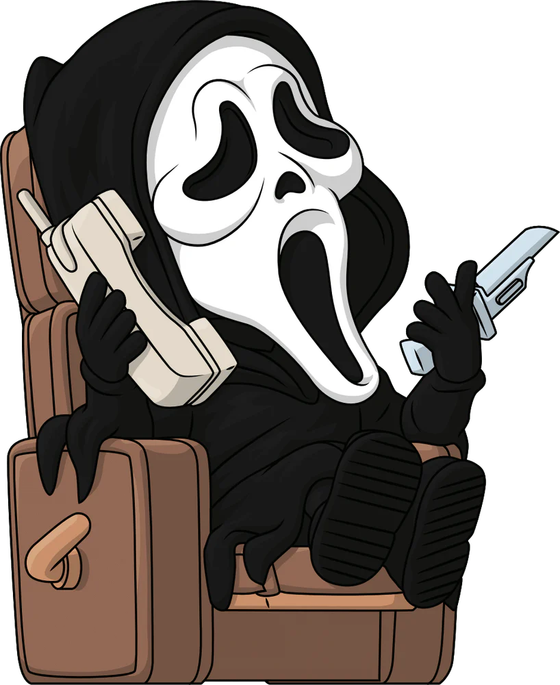 Scream Youtooz Vinyl Figure Ghost Face Lounging