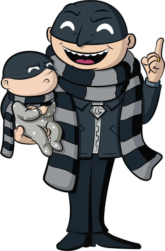 Despicable Me 4 Youtooz Vinyl Figure Heist Gru & Baby Gru