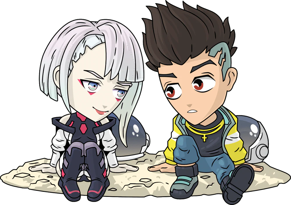 Cyberpunk Edge Runners Youtooz Vinyl Figure Lucy And David