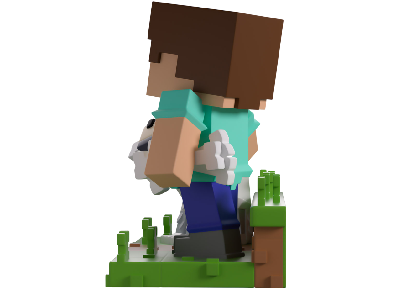 Minecraft Youtooz Vinyl Figure Taming a Wolf