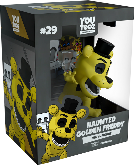 Five Nights At Freddys Youtooz Vinyl Figure Golden Freddy Haunted