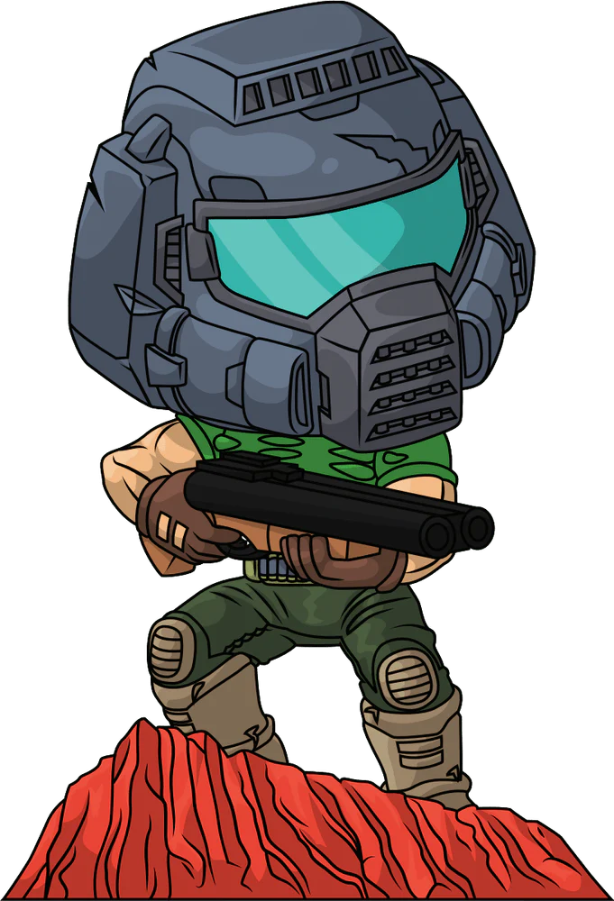 DOOM Youtooz Vinyl Figure DOOM Guy
