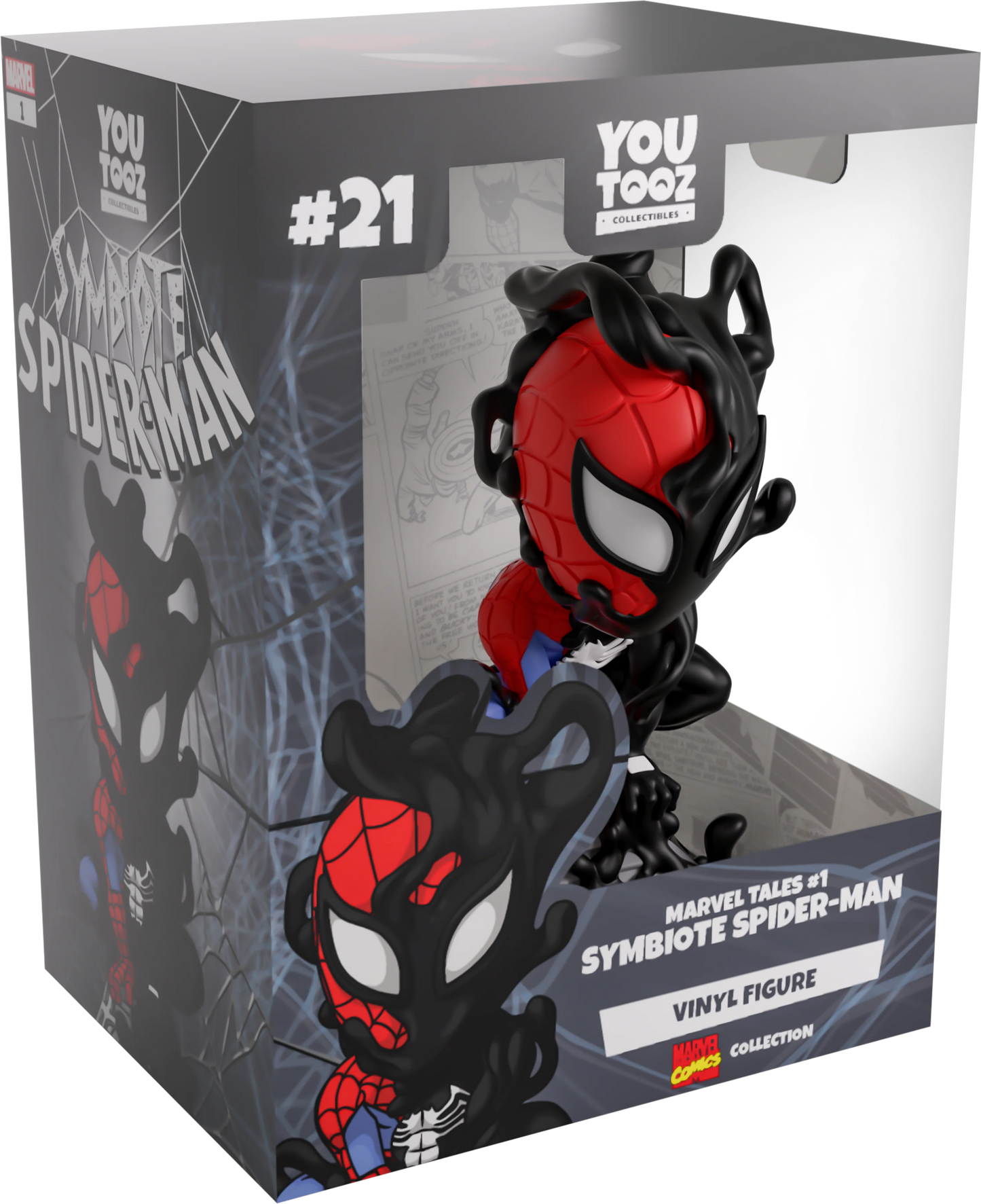 Spider-Man Youtooz Vinyl Figure Marvel Tales #1 Symbiote Spider-Man