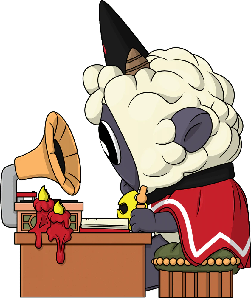 Cult Of The Lamb Youtooz Vinyl Figure Lofi Lamb