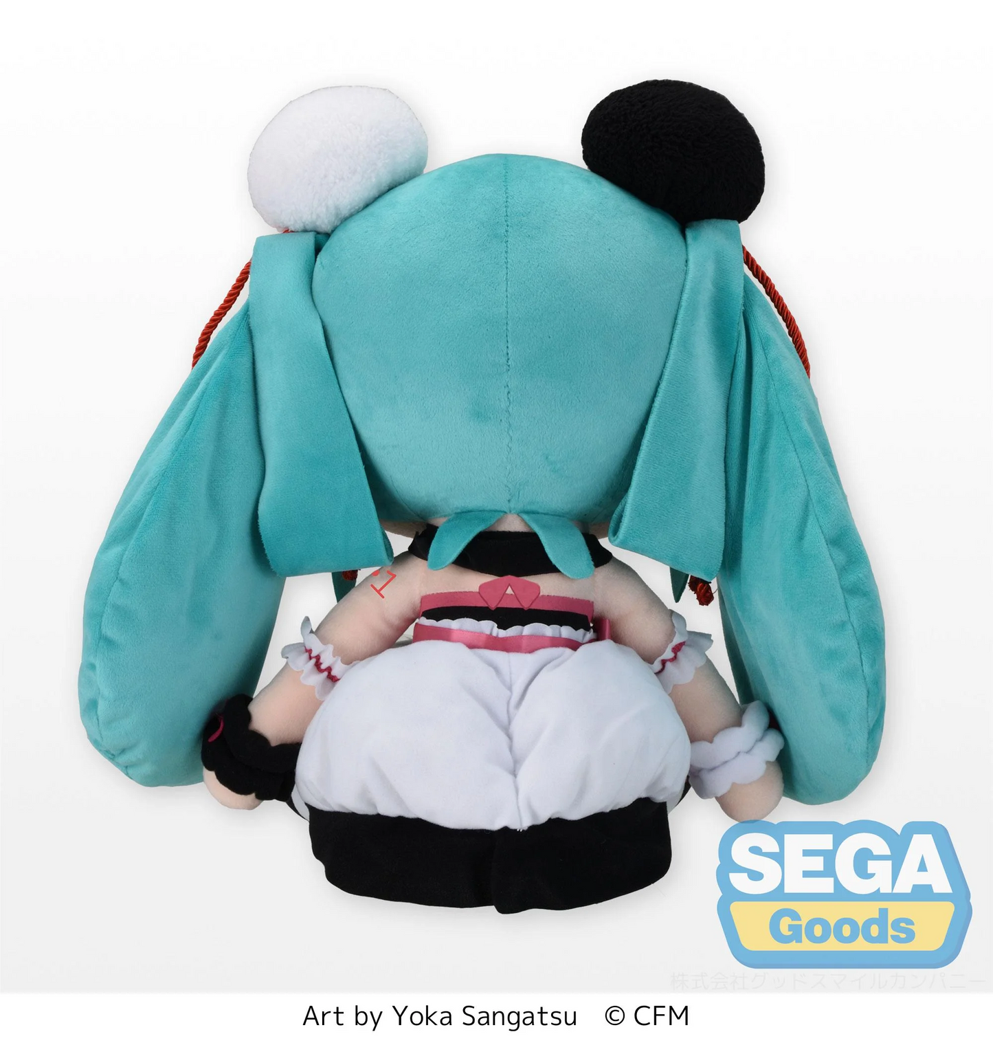 Hatsune Miku Panda Manju Fluffy Plush (LL)