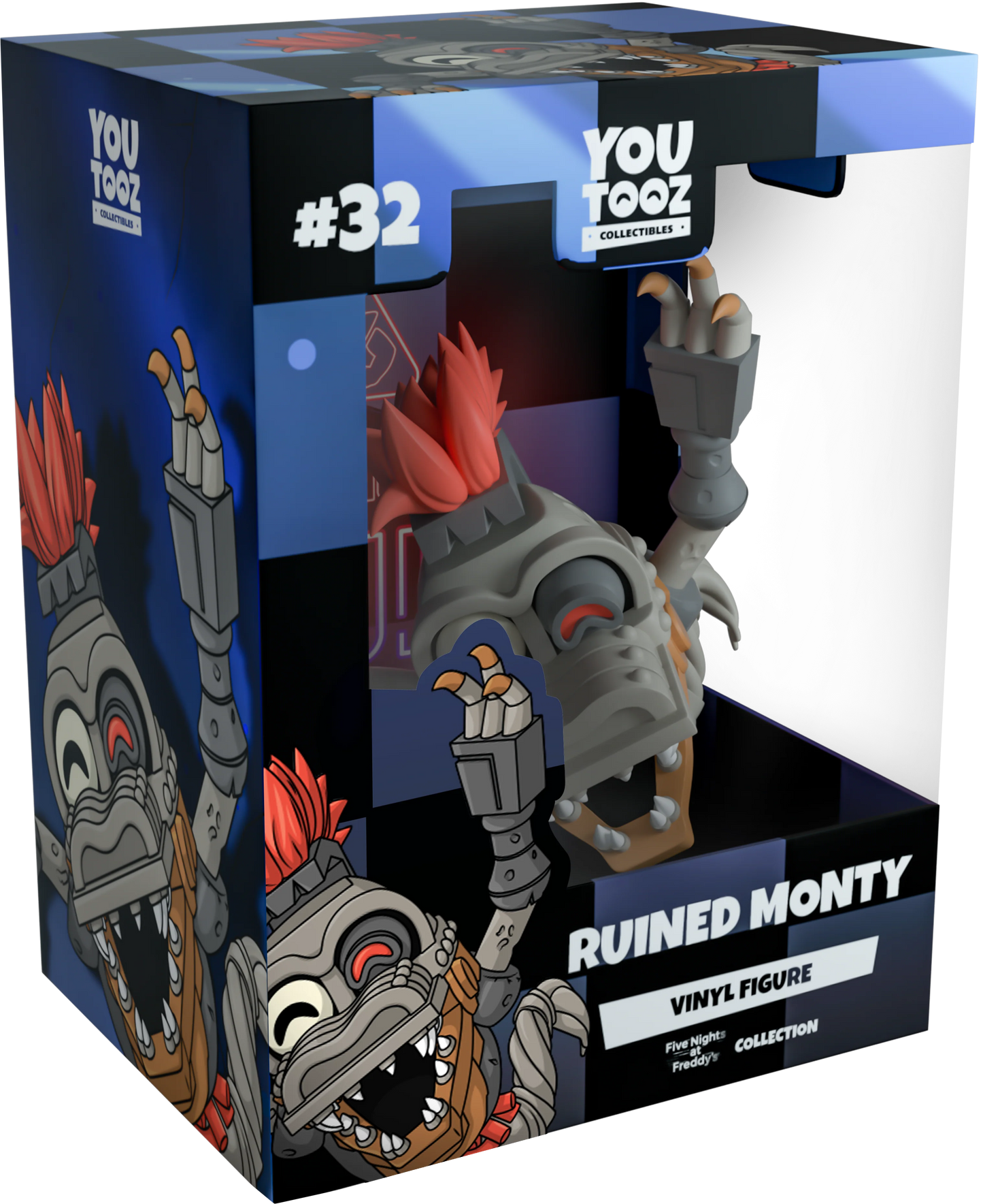 Five Nights At Freddys Youtooz Vinyl Figure Monty Ruined