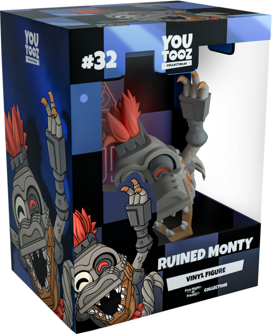 Five Nights At Freddys Youtooz Vinyl Figure Monty Ruined