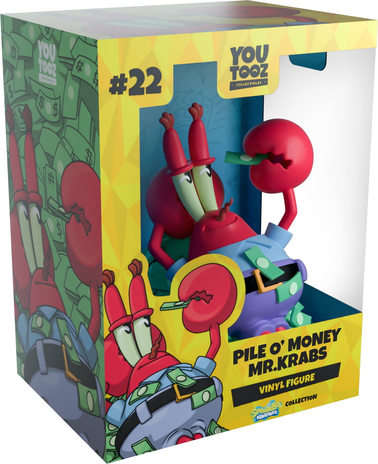Spongebob Squarepants Youtooz Vinyl Figure Mr Krabs Pile'O'Money