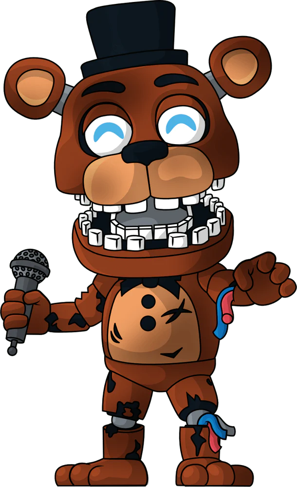 Five Nights At Freddys Youtooz Vinyl Figure Withered Freddy Fazebear