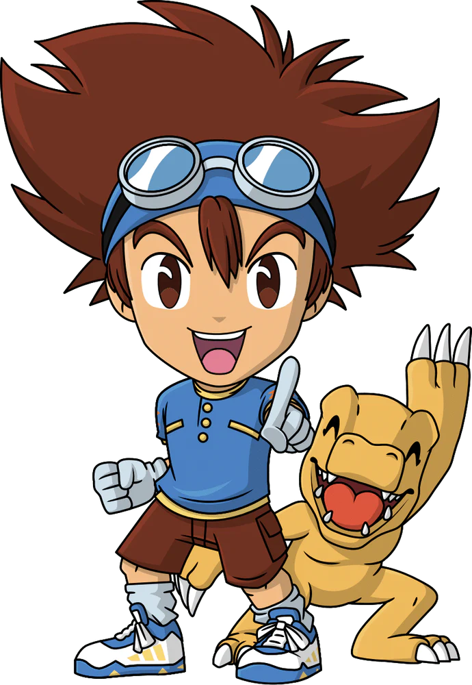 Digimon Youtooz Vinyl Figure Tai and Agumon