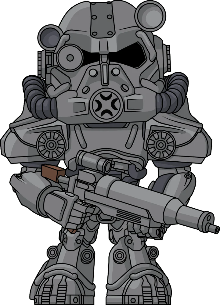 Fallout Youtooz Vinyl Figure T-60 Power Armour