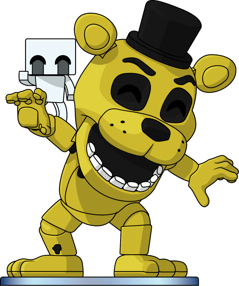 Five Nights At Freddys Youtooz Vinyl Figure Golden Freddy Haunted