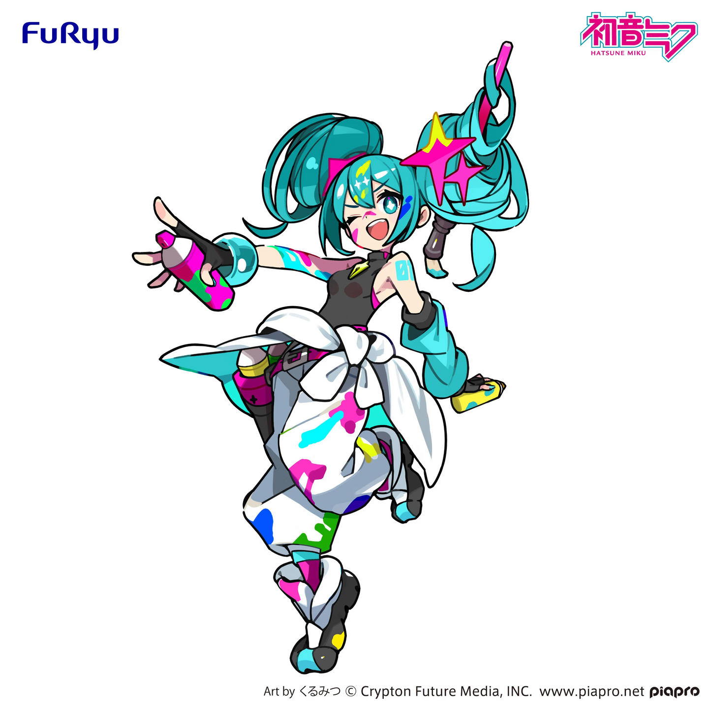 Hatsune Miku Trio-Try-iT Hastune Miku Paint Girl