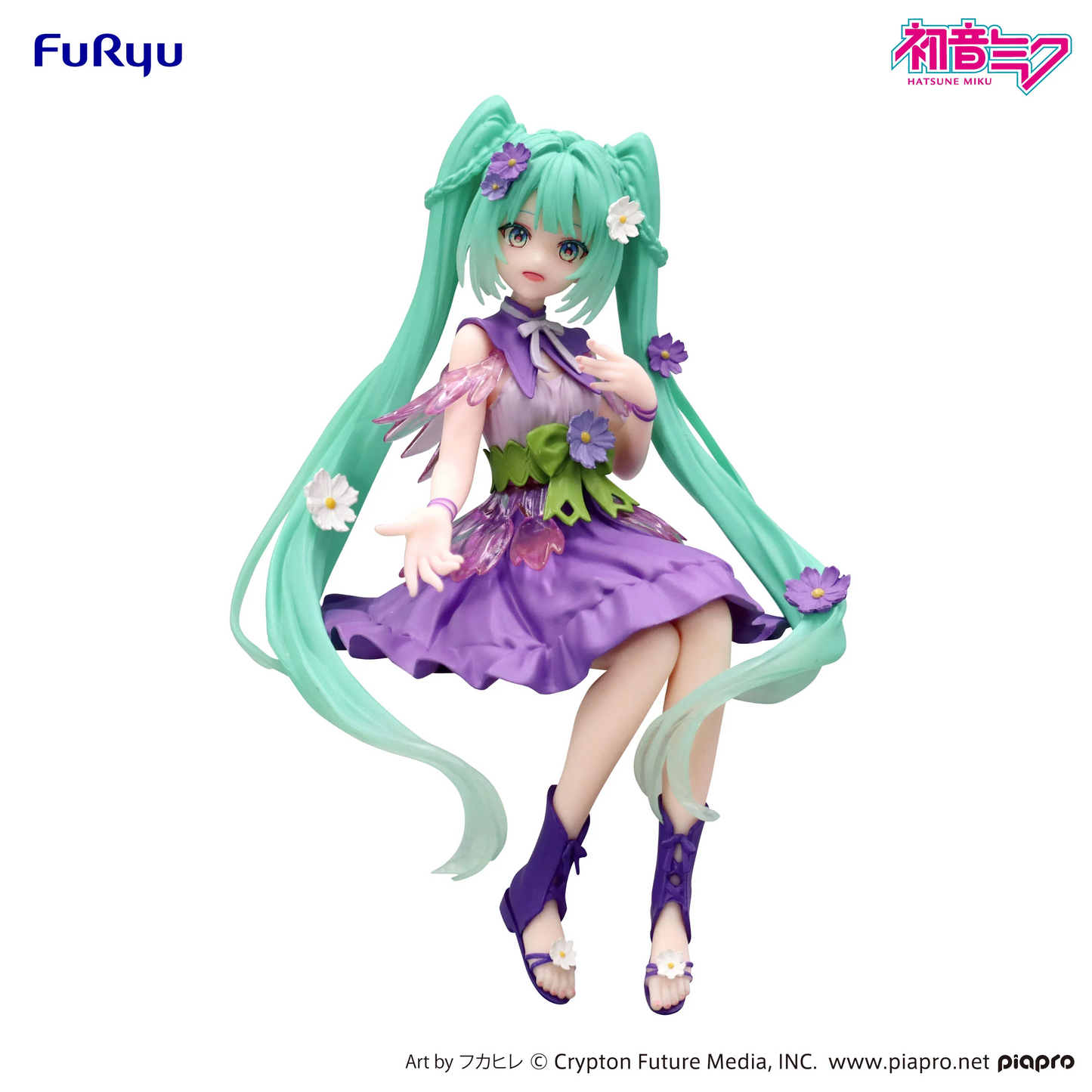 Hatsune Miku Noodle Stopper Hastune Miku Flower Fairy Cosmos Purple Color ver