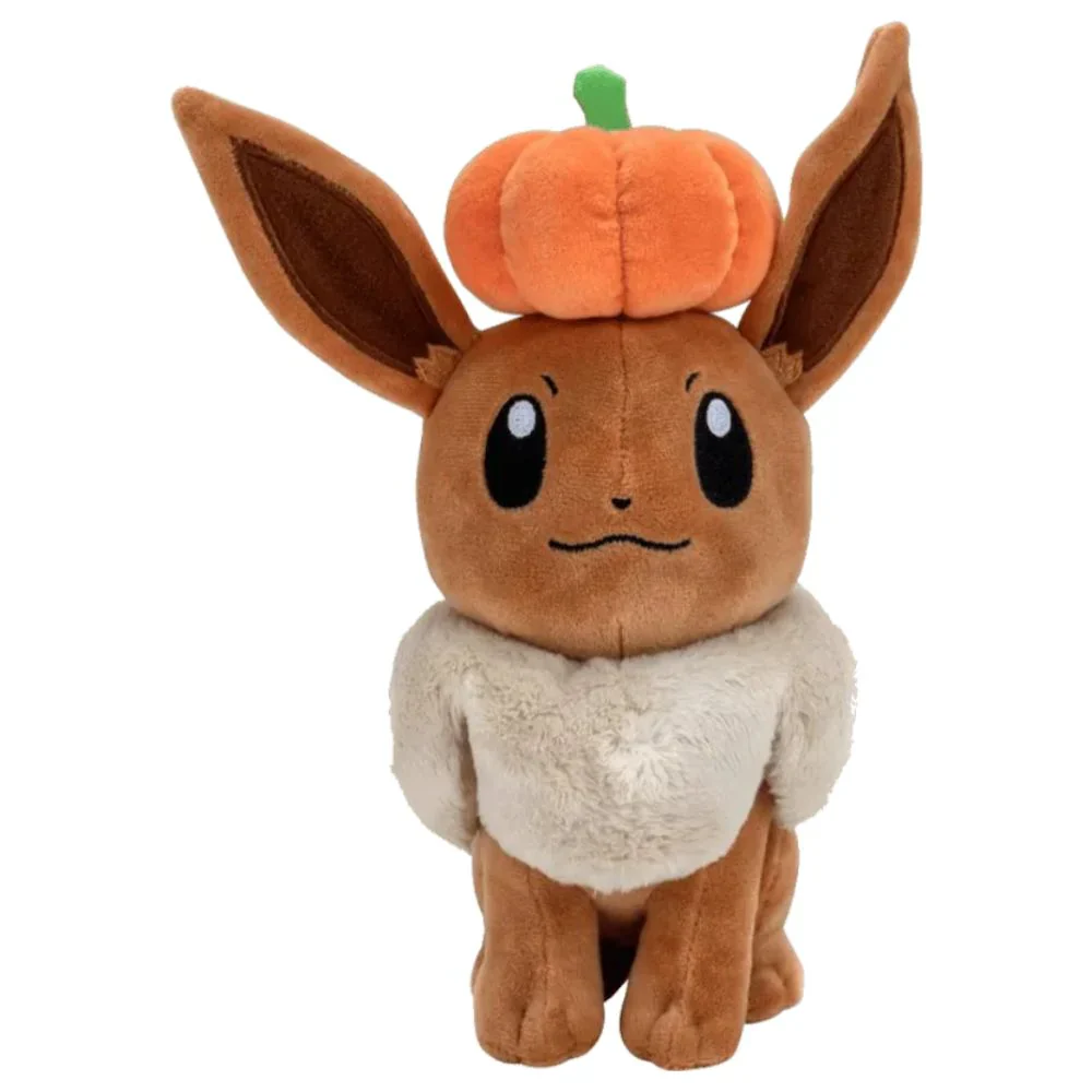 Pokemon Plush Eevee with Pumpkin Halloween(8IN)