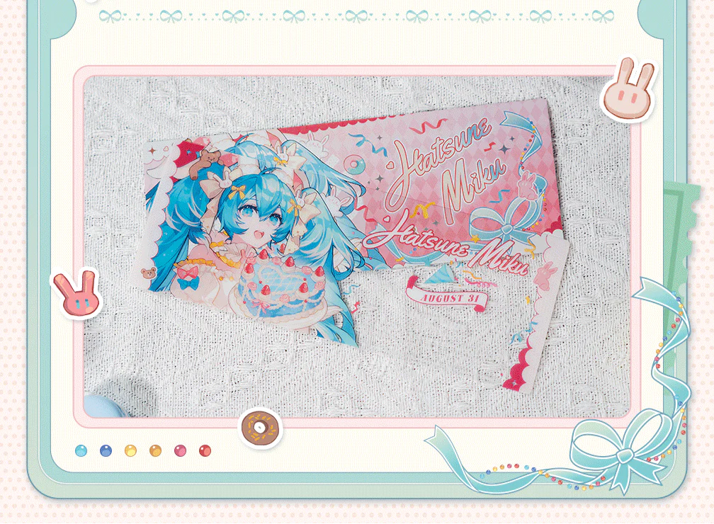 Moeyu - Hatsune Miku Sweet Dream Future Series Laser Ticket Set