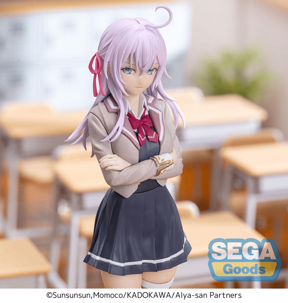 Alya Sometimes Hides Her Feelings in Russian Alya Uniform Luminasta Figure | Anime Emporium