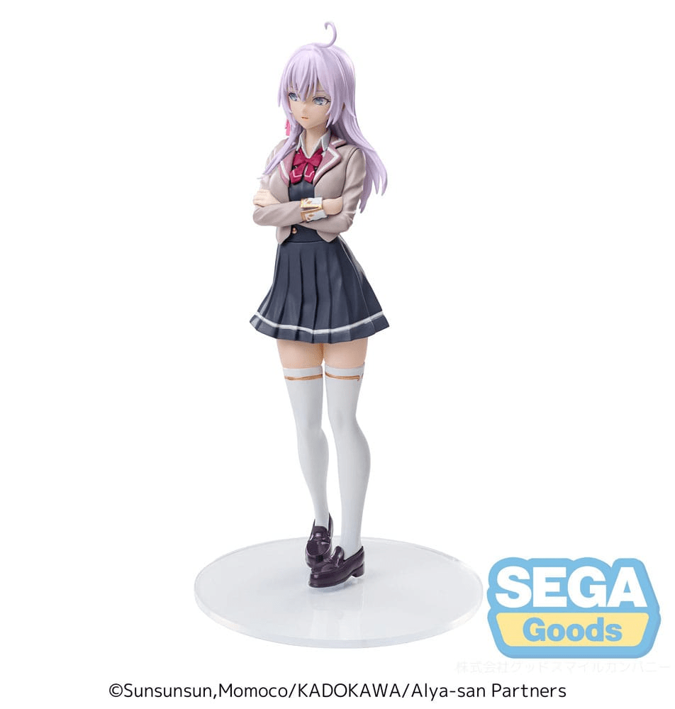 Alya Sometimes Hides Her Feelings in Russian Alya Uniform Luminasta Figure | Anime Emporium