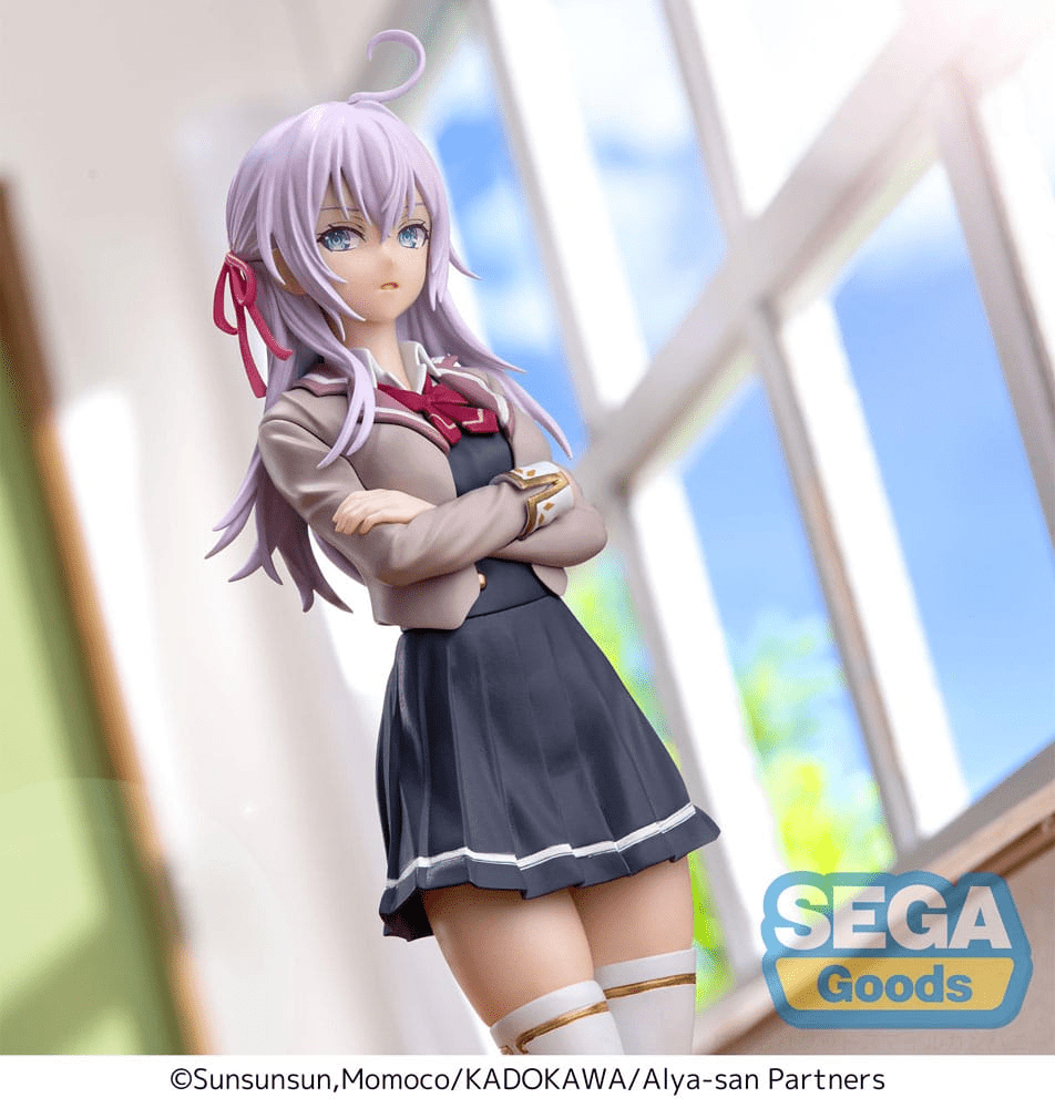 Alya Sometimes Hides Her Feelings in Russian Alya Uniform Luminasta Figure | Anime Emporium