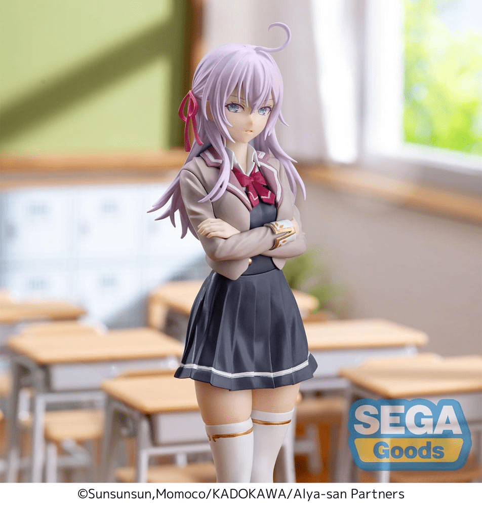 Alya Sometimes Hides Her Feelings in Russian Alya Uniform Luminasta Figure | Anime Emporium