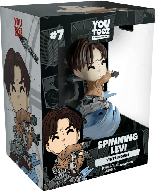 Attack on Titan Levi Ackerman Spinning Youtooz Vinyl Figure | Anime Emporium