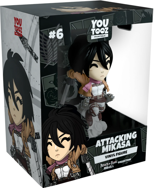 Attack on Titan Youtooz Vinyl Figure Mikasa Akerman Attacking