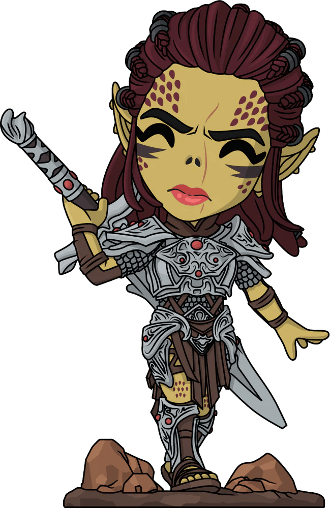 Baldurs Gate 3 Lae'zel Youtooz Vinyl Figure | Anime Emporium