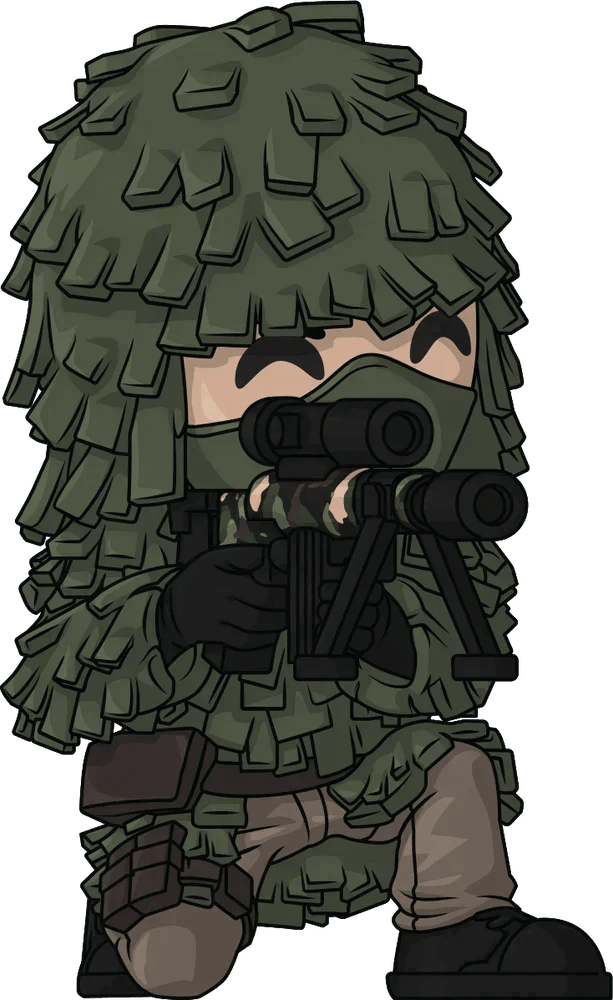 Call of Duty Ghillie Suit Sniper Youtooz Vinyl Figure | Anime Emporium